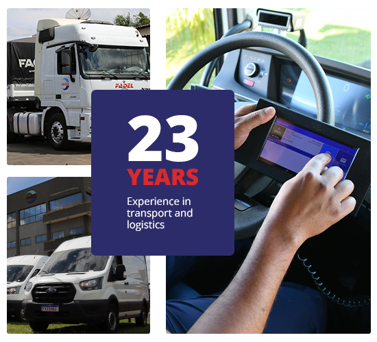 23 Years of experience in transport and logistics