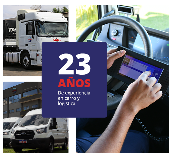 23 años de experiencia en carro y logística