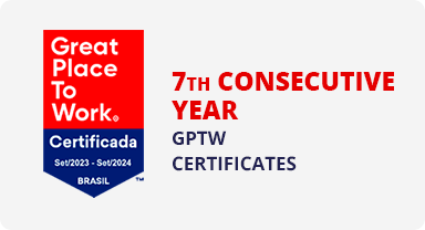 7th consecutive year GPTW Certificates