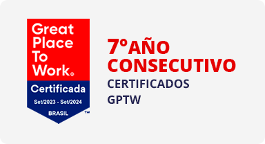 Certificados GPTW por séptimo año consecutivo